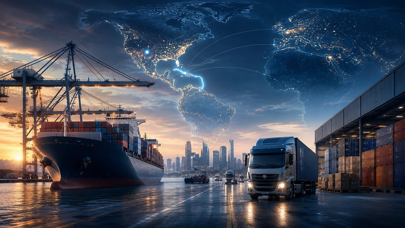 Logística entre Estados Unidos y Panamá